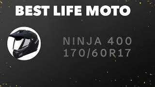 Ninja 400 Rear tire size up 170 [upl. by Eixirt]