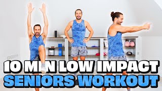 NEW 10 Minute Low Impact Seniors Workout  Joe Wicks Workouts [upl. by Sivatnod]