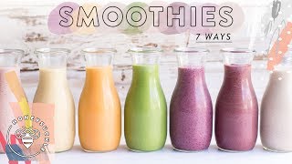 7 LifeChanging HEALTHY SMOOTHIES 🍓 HONEYSUCKLE [upl. by Cofsky]