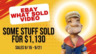 Ebay What Sold This Week for 1130 [upl. by Ahsikyw390]