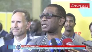 Le président Youssou Ndour plaide pour la jeunesse africaine Emploi et financement [upl. by Eninej582]