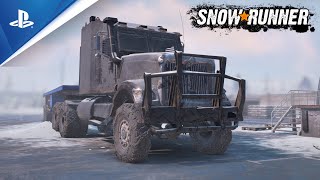 Episode 130  Supply Crates  Morrison Mining  Navistar 5000MV  White Valley  Alaska  PS5 [upl. by Enimsaj]