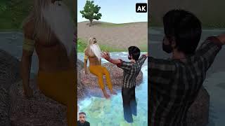 ganji chudail ka kand 55 🤰 funnyshorts horrorstorie cartoon bhootwalacartoon shortfeed yt [upl. by Purcell]