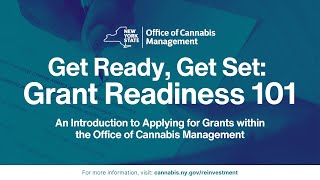 Get Ready Get Set Grant Readiness 101 Webinar [upl. by Tippets906]