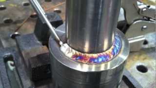 Tig Welding Stainless Steel  Walking the Cup vs TIG Finger® [upl. by Assirol]