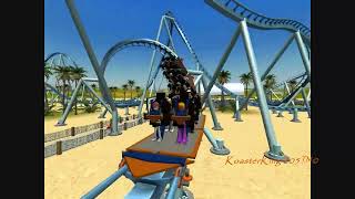 KoasterKing 205s Pipeline The Surf Coaster  RCT3 [upl. by Sherourd]