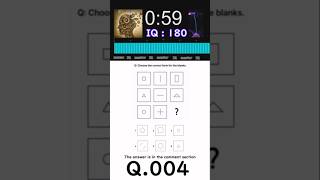 【IQ】mensa member score of 130 or higher on the IQ Test 004【TEST】 iq test score [upl. by Asilram]