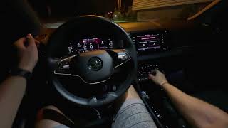 Skoda Karoq Facelift 20 TDI 4x4 110 kW  POV NIGHT Drive Skoda Karoq POV [upl. by Rettke]