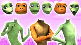 Wrong Heads DAME TU COSITA and PATILA Alien Green El Chombo Dance CHALLENGE Yeşil Uzaylı [upl. by Aryek183]