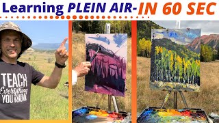 Plein Air Painting Pro Tip SHORTS [upl. by Saberio]