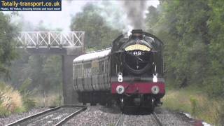 HD No4936 Kinlet Hall on the Shakespeare Express 170711 [upl. by Vookles]