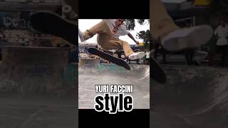 Muito Style Yuri Facchini  A stylish skateboarder doing his tricks [upl. by Enirak]