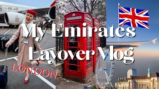 A day in the LIFE of an EMIRATES Cabin Crew ✈️  From START to FINISH  24 Hours In London ✨ Vlog ✨ [upl. by Adnilav916]