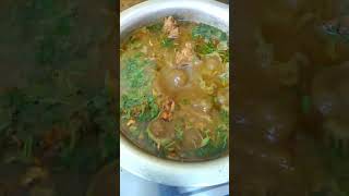 আজকের রেসিপি ছাগলের পায়া food cooking recipe  ছাগলের পায়া shorts [upl. by Nnael543]