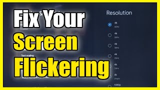 How to Fix Screen Flickering and Stuttering on Chromecast with Google TV Easy Tutorial [upl. by Abshier562]