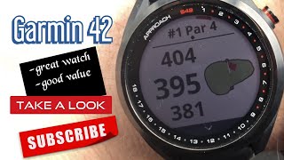 My honest opinion of the Garmin s42 watch [upl. by Leddy]