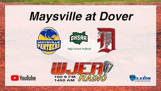 Maysville at Dover  OHSAA Div II Tournament Softball from WJER [upl. by Aciretal]