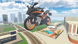 Franklin Found Giant KTM Bike in Indian Bike Driving 3D [upl. by Ahsienot51]