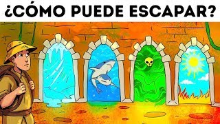 12 acertijos que comprobarán si puedes escapar del peligro [upl. by Essyla]