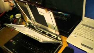 Gateway laptop  NV53  screen and keyboard removal 1 of 2 [upl. by Murdock]