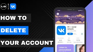 How to Delete a VK Account  Close your Vkontakte Account 2023 [upl. by Cooke471]