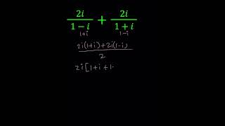 Simplifying Complex Numbers maths complexanalysis education complexnumbers [upl. by Neehar503]