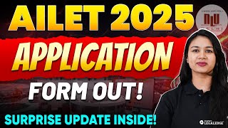 AILET 2025 Application Form Out  AILET Important Dates Eligibility Fees New Programme [upl. by Leoj]