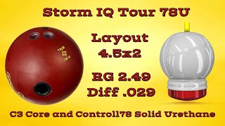 Storm IQ Tour 78U Bowling Ball Review [upl. by Jeunesse185]