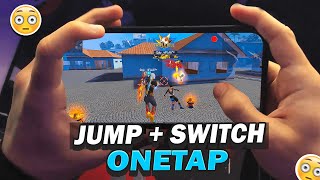 New Jump  Switch OneTap Headshot Trick quotMake You Master Of Movement Speedquot☠️  Free Fire Max [upl. by Abercromby]