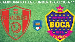 ACF MACERATESE VS LA BOCA GIRL 100 HIGHLIGHTS UNDER 15 FGIC CALCIO A 11 FEMMINILE [upl. by Fortunna]