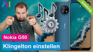 Nokia G50  Klingelton einstellen • 📱 • 🔔 • 🎶 • Anleitung  Tutorial [upl. by Aerdnaek]