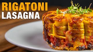 Special Lasagna Recipe  Rigatoni and Fettuccine Pasta with an Innovative and Delicious Flavor [upl. by Portwine]