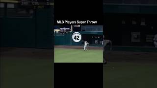 MLB Players Super Throw sports baseball mlb foryou [upl. by Kata888]