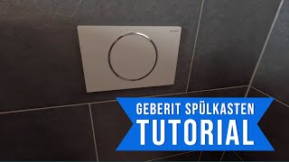 Geberit Einbauspülkasten Kombifix Sigma Typ 108 Tutorial  Installation leicht gemacht [upl. by Acinorev]