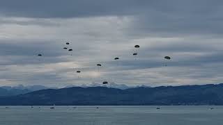 Bundeswehrübung am Bodensee Fallschirmjägerregiment [upl. by Margy]