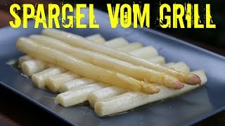 Weisser Spargel vom Grill mit Butter und Zitrone [upl. by Eelrak519]