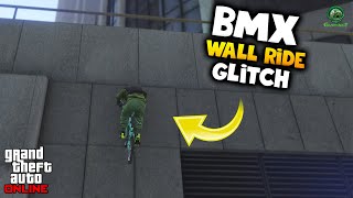 BMX Wall Ride Glitch  GTA Online Help Guide Tutorial Glitch Up Walls With BMX Glitch 161 [upl. by Vania]