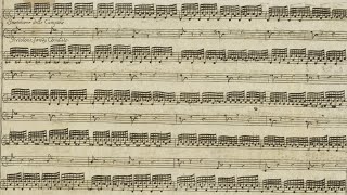 Imitazione delle Campane Sonata No3 in D minor  Johann Paul von Westhoff Manuscript score [upl. by Odlavu]