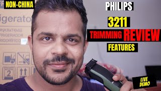 Philips BT3211 features and beard trimming Review by Dr Gadget [upl. by Mingche]