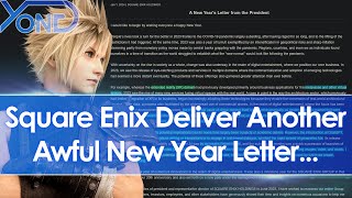 Square Enix Deliver Another Awful New Year Letter Commit To Blockchain Web 3 amp Agressive AI Push [upl. by Htelimay]