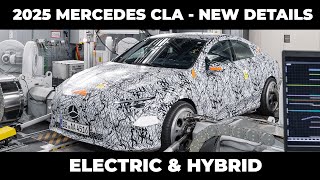 2025 MERCEDES CLA  ELECTRIC amp HYBRID  NEW DETAILS [upl. by Kaela]