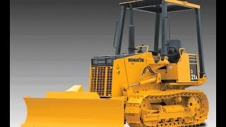 KOMATSU D21A8E0  D21P8E0 Dozers [upl. by Lladnar]