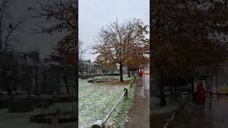 London Snowfall frozen disney music broadway travel musical london [upl. by Euqnom]