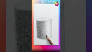 How to Shade a Cylinder  Shading a 3D Cylinder shorts [upl. by Maddocks645]