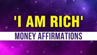 50 I AM Affirmations For Money  Attract Money Wealth Abundance Prosperity  Manifest [upl. by Enyrhtak]