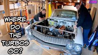 HAULING PARTS IN MY 650HP SUPERCHARGED C10 AND WORKING ON THE 61 CADILLAC [upl. by Brina]