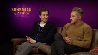 Ben Hardy amp Joe Mazzello Talk quotBohemian Rhapsodyquot [upl. by Burck752]