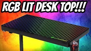 A Desk with RGB Lights On Top Eureka Ergonomic GTGI43 [upl. by Stefanie]