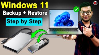 How to Backup Windows 11 amp Restore Windows 11 Back Without Losing Any Data  Windows 11 Backup 2022 [upl. by Elleinaj]