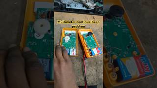 multimeter continuous beep problem  MULTIMETER REPAIR shortvideo multimeter [upl. by Ethelbert]